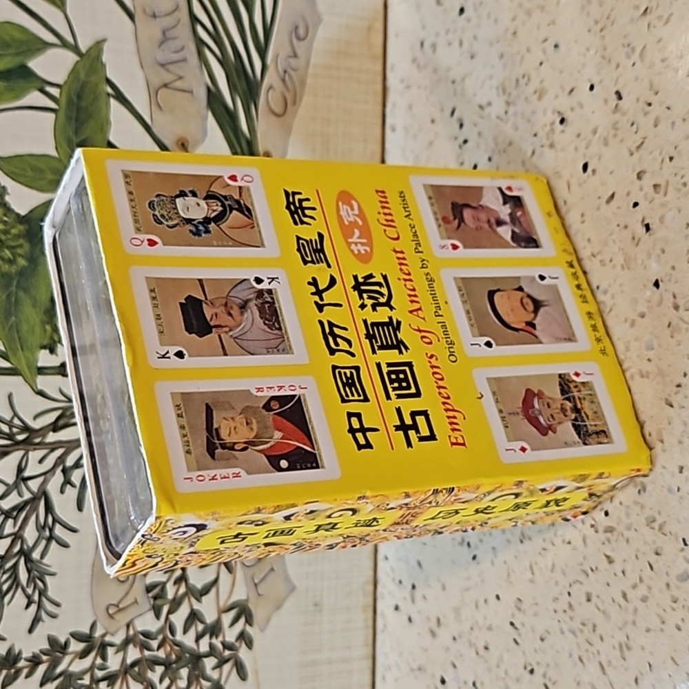 Emperors of Ancient China playing cards